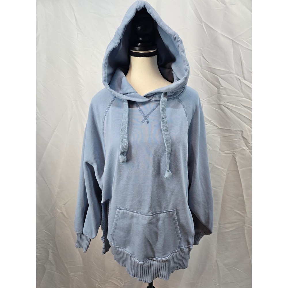 American Eagle Outfitters‎ Blue Pullover Hoodie Sweatshirt Women's Size L